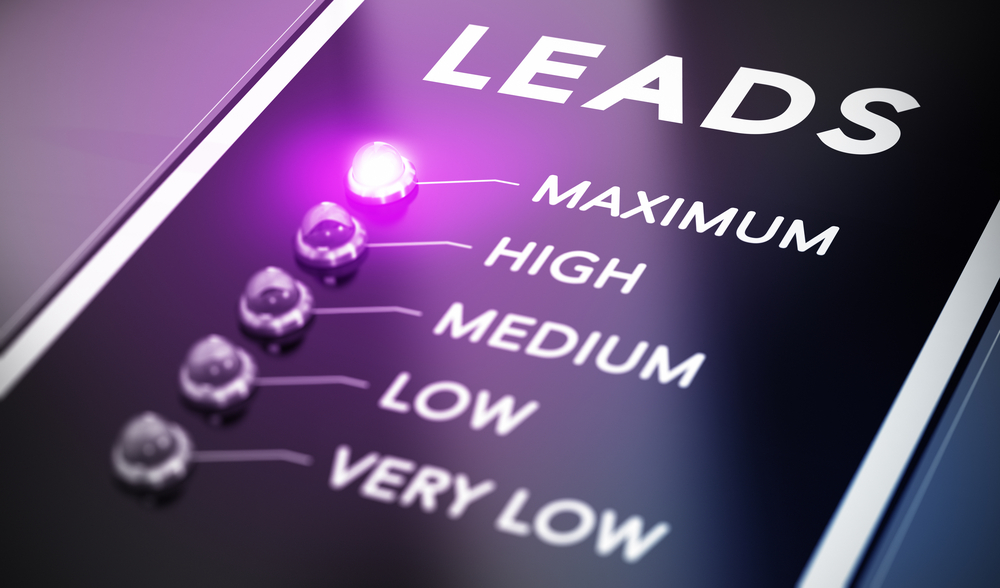 lead generation marketing image showing the level of intensity of leads